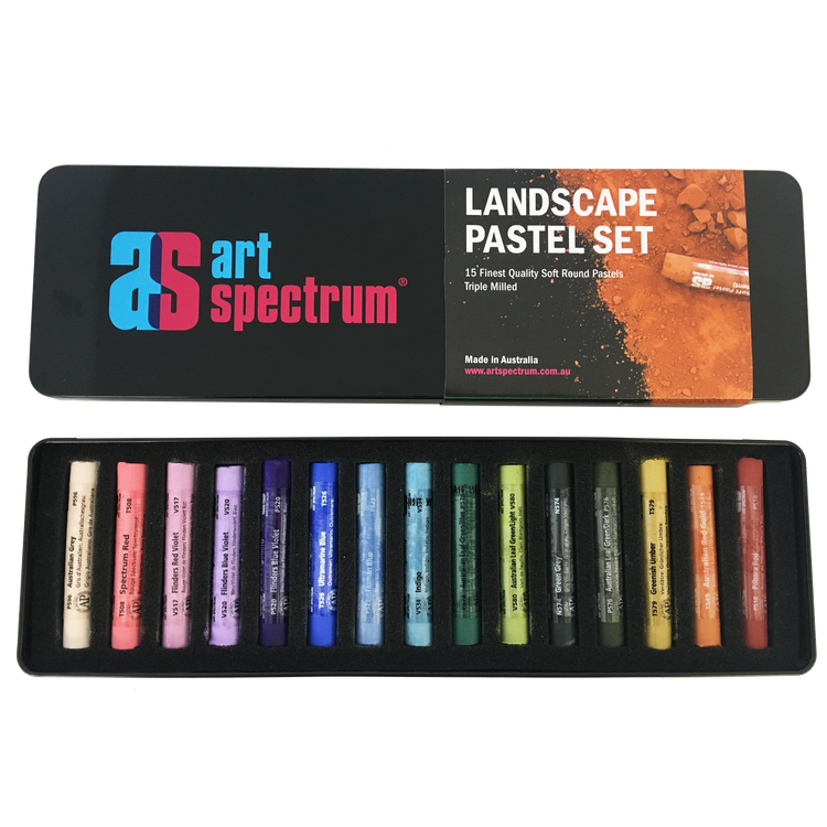 Art Spectrum Artists Soft Round Pastels - Tins of 15