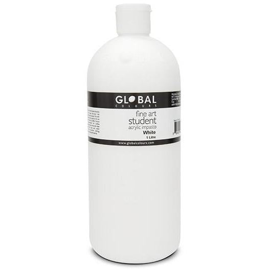 Global Fine Art Student Acrylic 1 litre - 28 Brilliant Colours