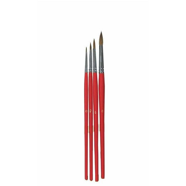 Art Basics 320 Sable Round Brush 4 pcs Set