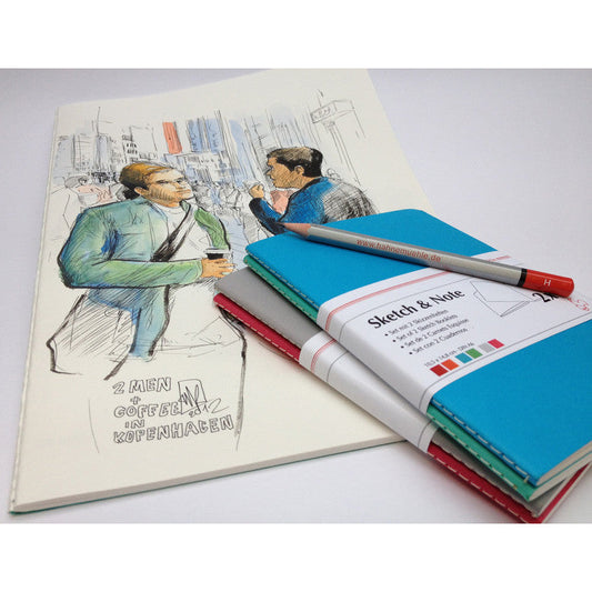 Hahnemuhle Sketch & Note Books - A5 & A6 - Twin packs