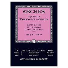 Arches Aquarelle Watercolour Pads - 300gsm - Various sizes