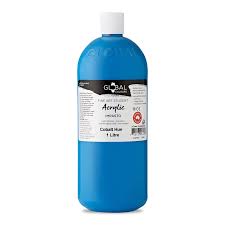 Global Fine Art Student Acrylic 1 litre - 28 Brilliant Colours