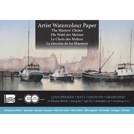 Baohong Watercolour Block - 260 x 360mm - Smooth / Medium / Rough