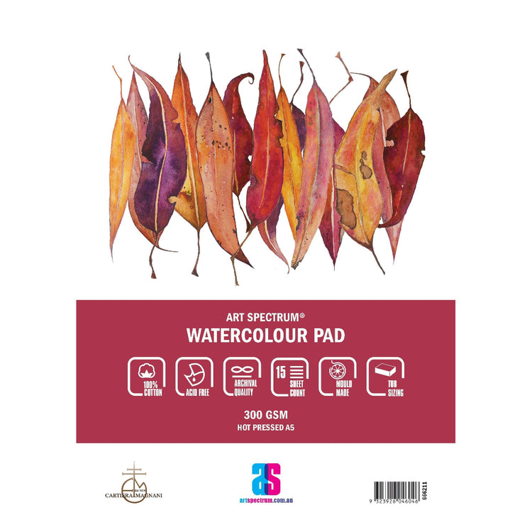 Art Spectrum Watercolour Pad 100% Cotton 300gsm - Hot Pressed