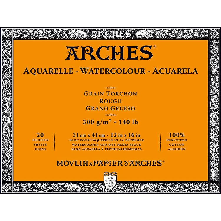 Arches Aquarelle Watercolour Block 310 x 410mm