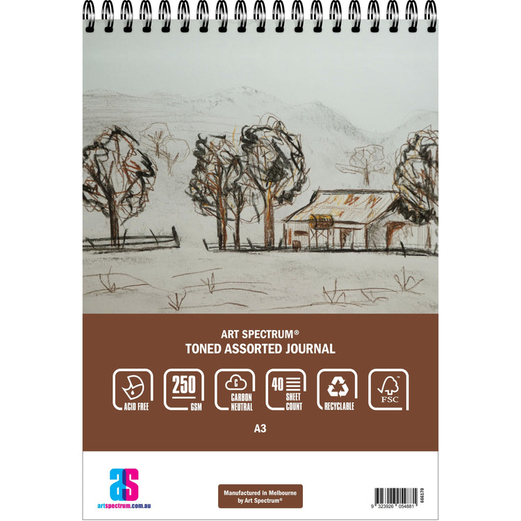 Art Spectrum Toned Journals 250gsm
