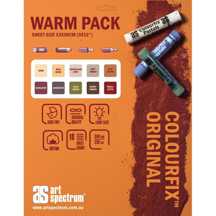 Colourfix Original Packs 340gsm 23x30mm - Packs of assorted sheets