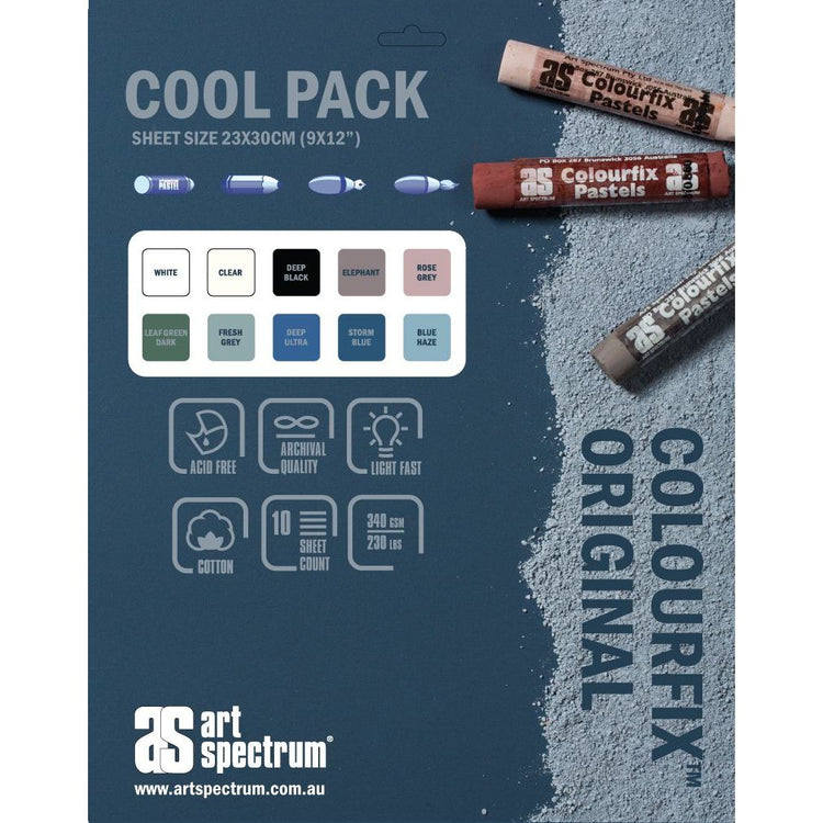 Colourfix Original Packs 340gsm 23x30mm - Packs of assorted sheets