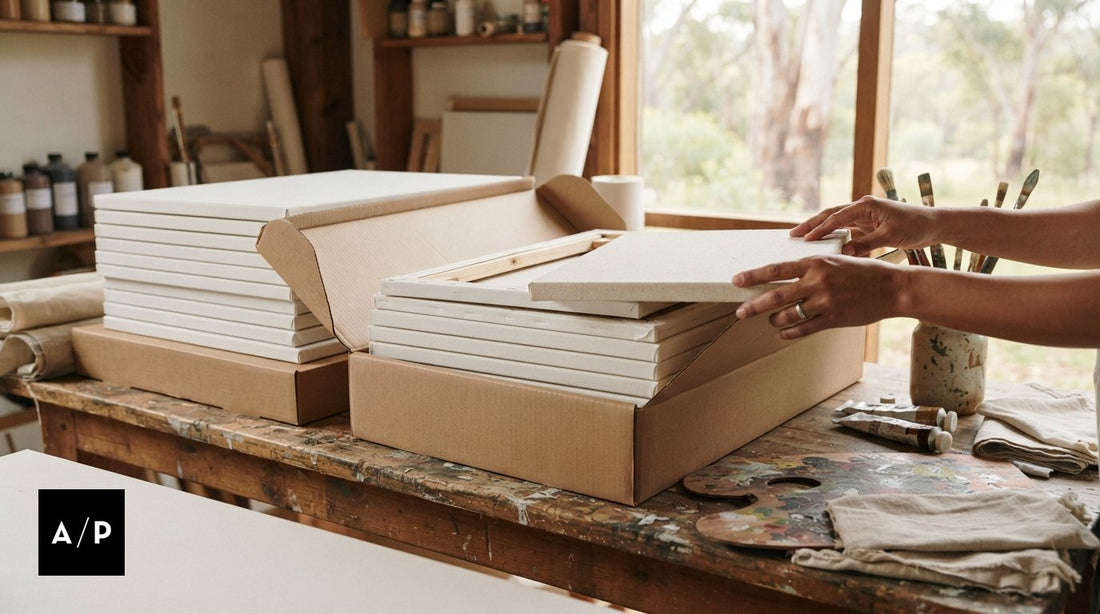 Buy Canvas by the Box: Wholesale Value for AU Artists