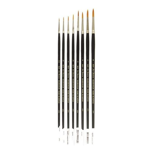 Art Basics 165R Golden Nylon Round Brushes