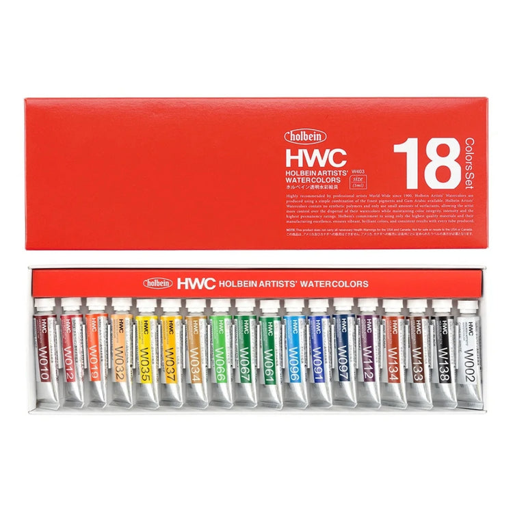 Holbein Watercolour Set 5ml Tubes