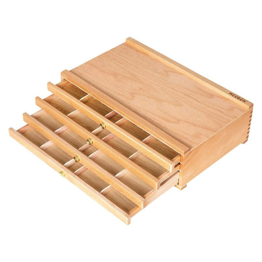 Meeden Wooden 4 Draw Artist Storage Box