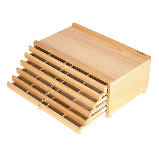 Meeden Wooden 6 Draw Artist Storage Box