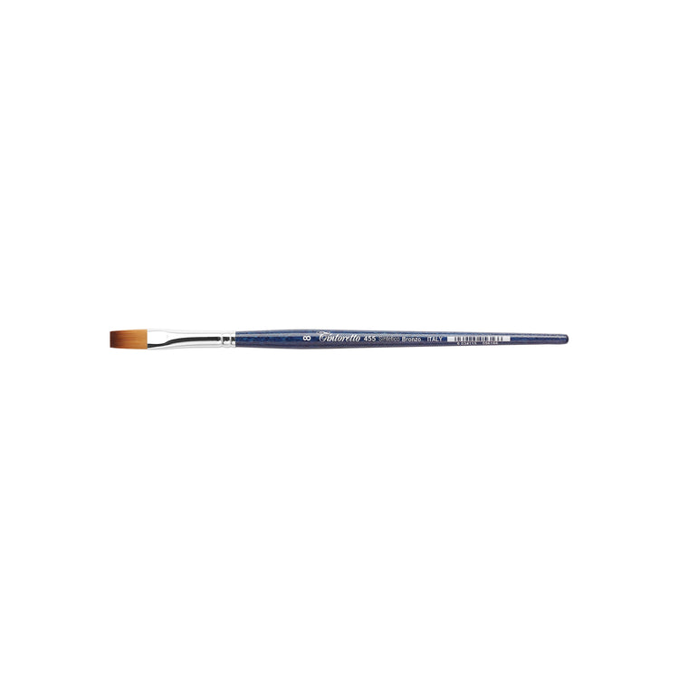 Tintoretto Flat Bronze Synthetic Brush – Series 455
