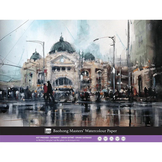 Baohong Watercolour Blocks - 460 x 610mm - Smooth / Medium / Rough