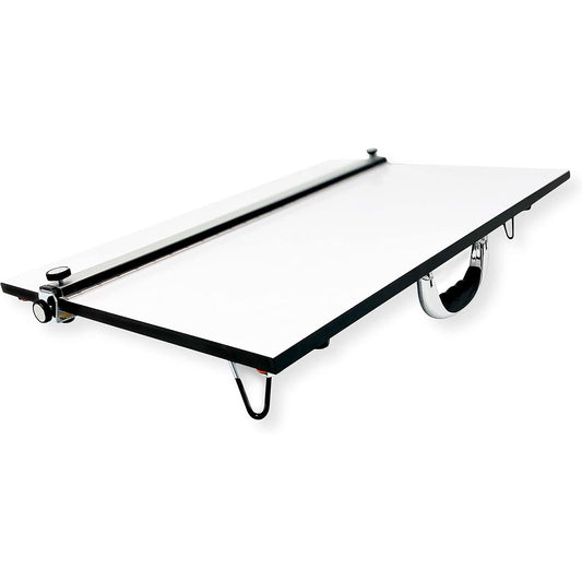 Portable Drawing Board with Aluminium Parallel Straightedge (18 x 24 Inches)