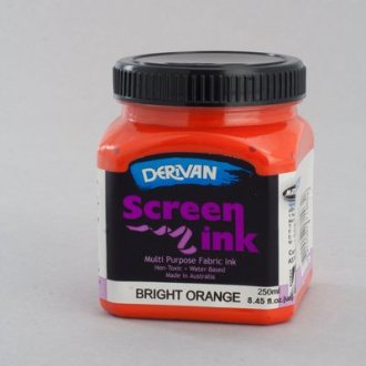 Derivan Fabric Screen Ink 250ml