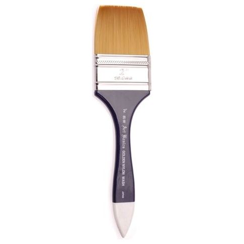 Art Basics 85W Golden Nylon Wash Brush