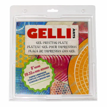 Gelli Art Printing Plate - 8" Round