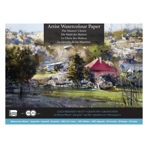 Baohong Watercolour Blocks - 460 x 610mm - Smooth / Medium / Rough