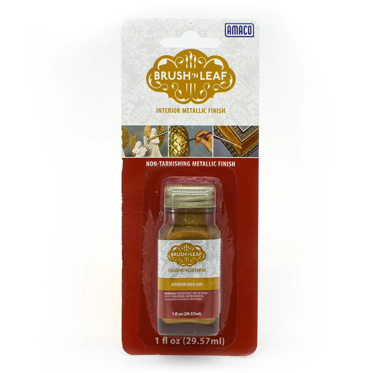 Amaco Brush n Leaf - Gold 30ml Bottle