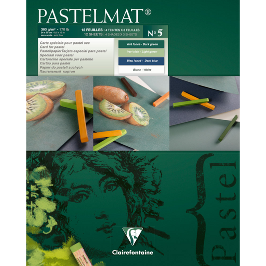 Clairefontaine Pastelmat Paper Pad 12 sheets