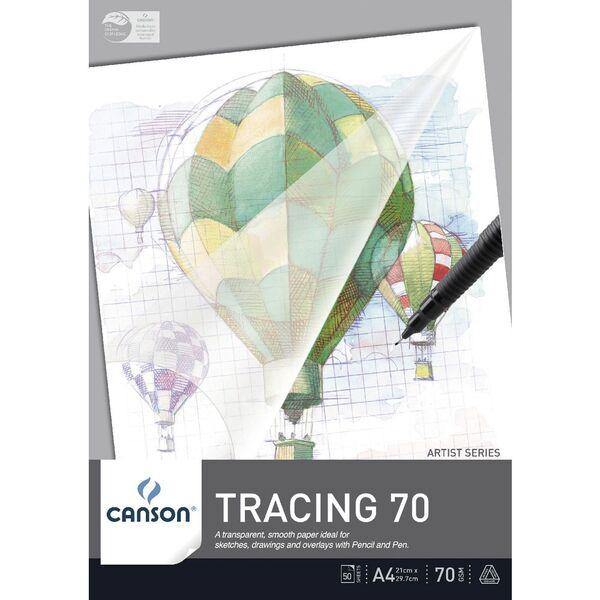 Canson Art Series Tracing Paper 70gsm - Book of 50 sheets