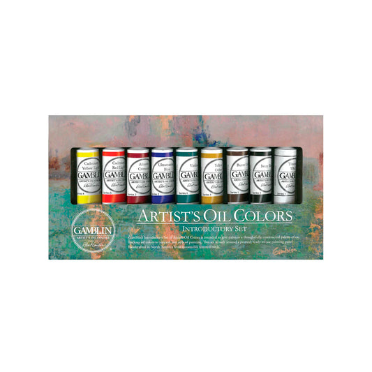 Gamblin Oil Colours Introductory Set - 9 tubes