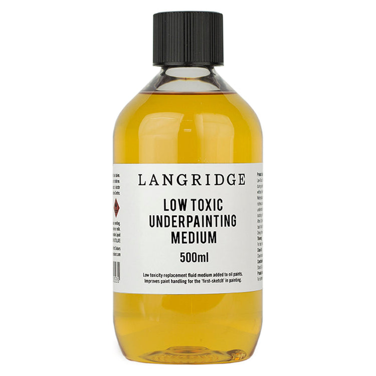 Langridge Low Toxic Underpainting Medium - 500ml - In store pick up only