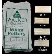 Walker Clay White Pottery Clay WP - 10kg Bag