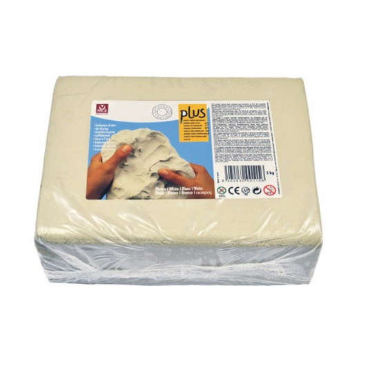Plus Air-Dry Modelling Clay - 5kg - In store only