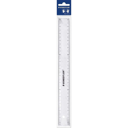 Staedtler Clear Ruler - 30cm