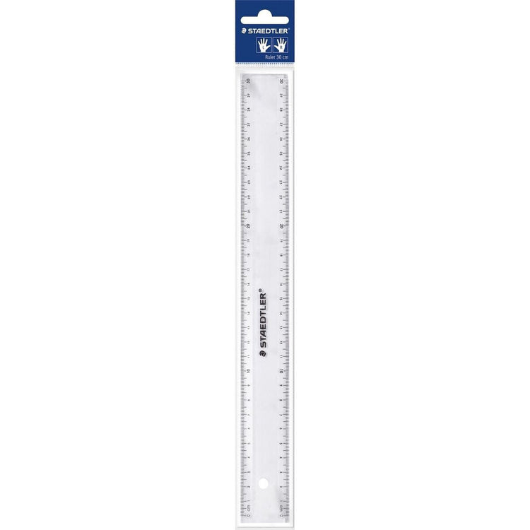 Staedtler Clear Ruler - 30cm