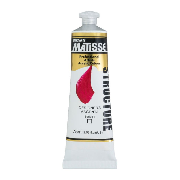 Matisse Acrylic Paint Structure - 75ml Tubes - A to M