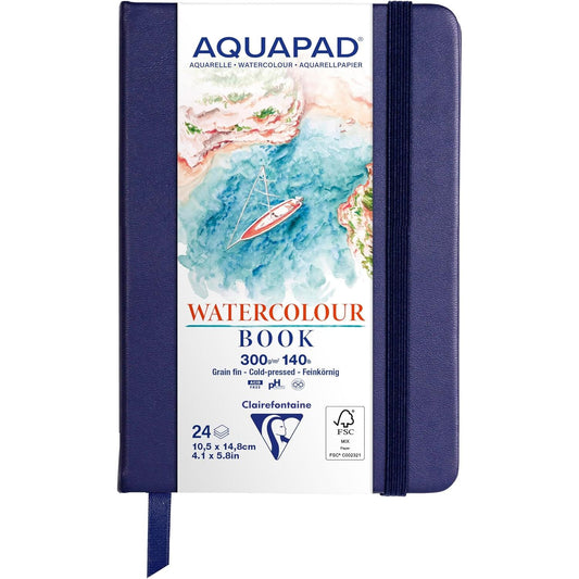 Clairefontaine Aquapad Watercolour Travel Book A6
