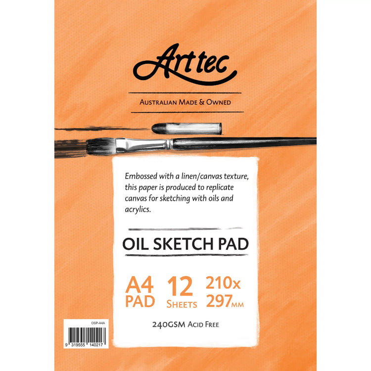 Arttec Oil Sketch Pad A2 240gsm