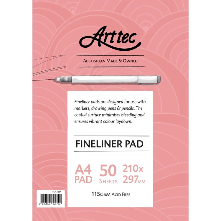 Arttec Fineliner Pad A4 115gsm