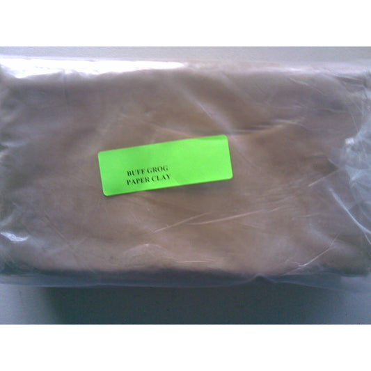 Blackwattle Buff Grog Paper Clay - 10kg Bag