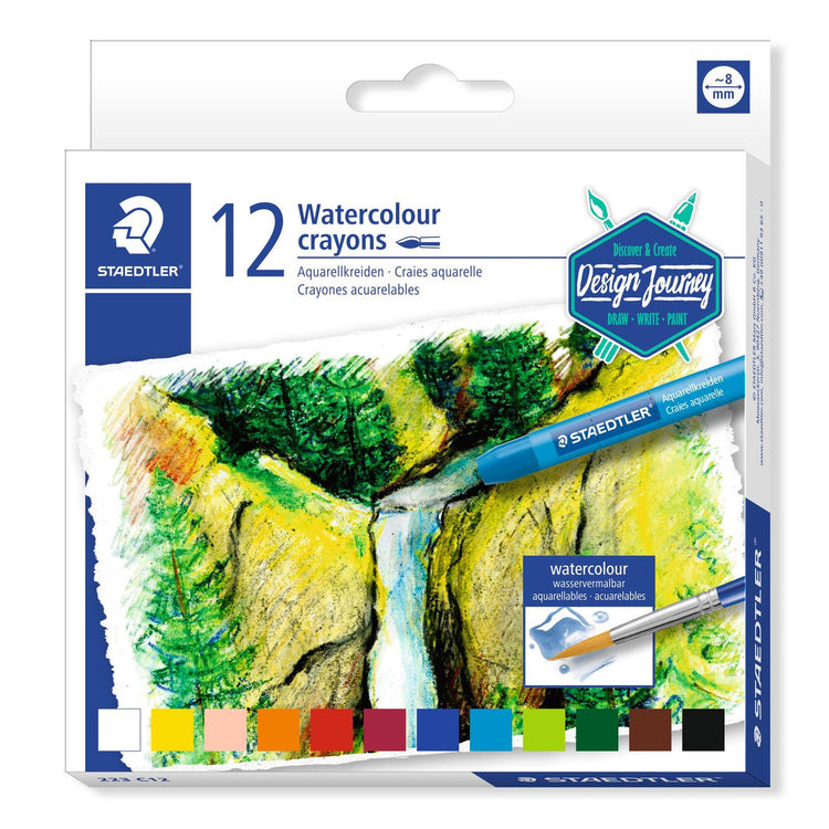 Staedtler Watercolour Crayons - Box of 12 or 24