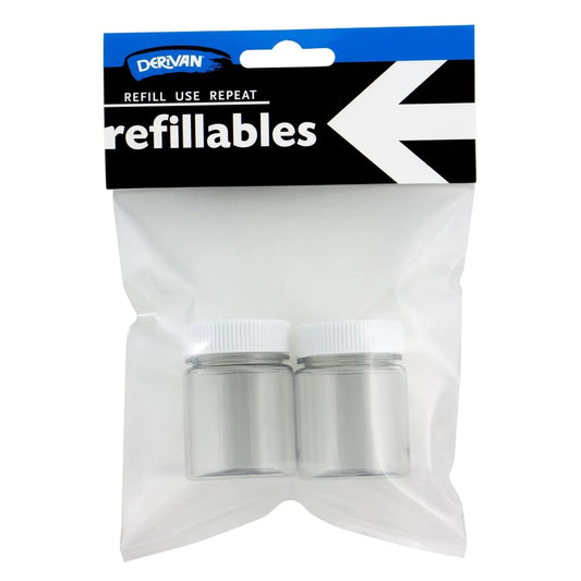 Derivan Refillables 40ml Jar & Lid 2 pack