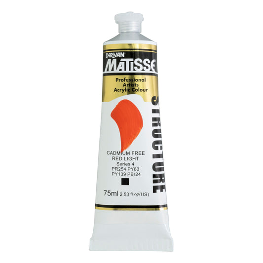 Matisse Acrylic Paint Structure - 75ml Tubes - A to M