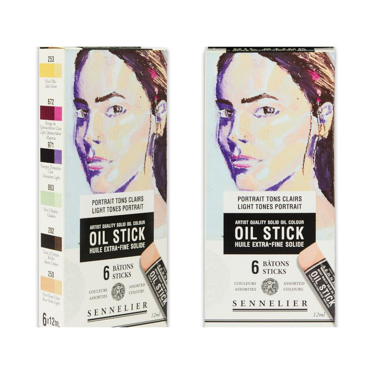 Sennelier Set of 6 Mini Artist Oil Sticks