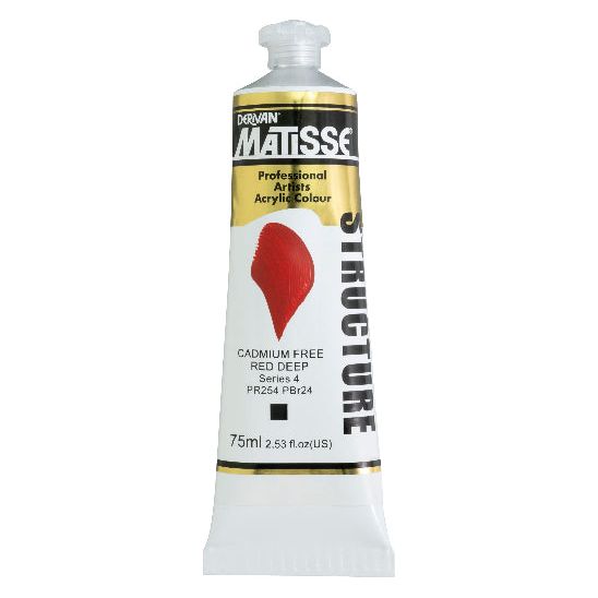 Matisse Acrylic Paint Structure - 75ml Tubes - A to M