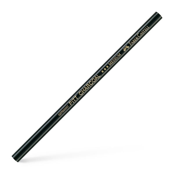 Faber-Castell PITT Charcoal Pencils - Black - Soft / Med / Hard