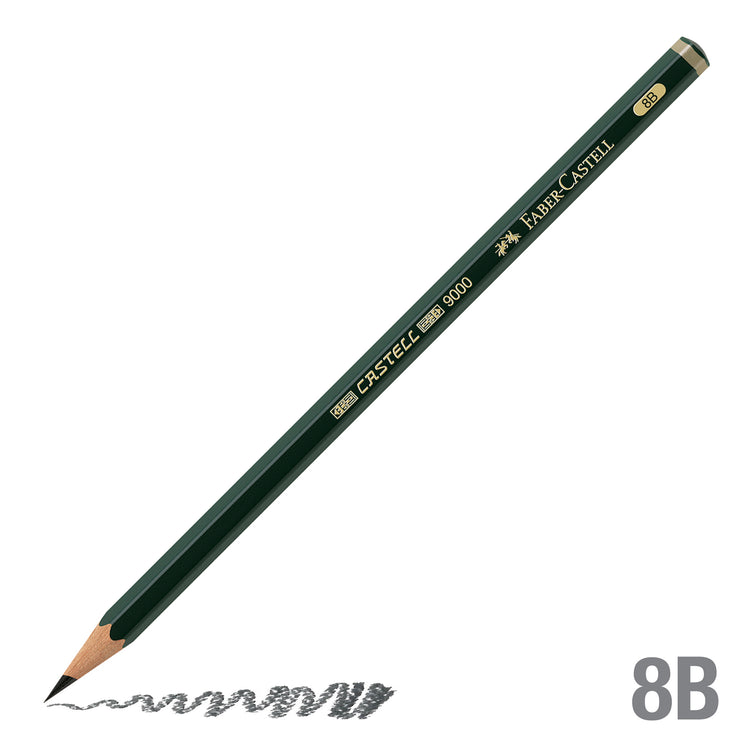 Faber-Castell 9000 Graphite Pencils - Sold individually