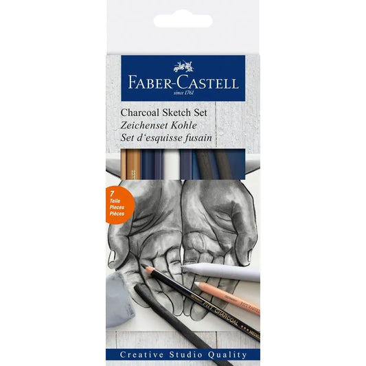 Faber-Castell Studio Charcoal Sketch Pencil Set