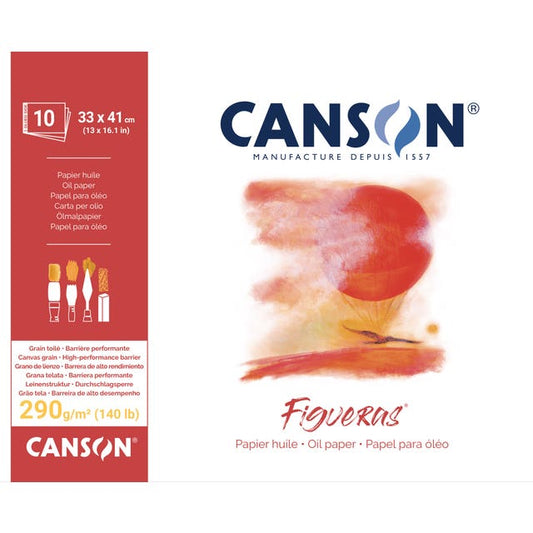 Canson Figueras Canvas Paper Pad - 10 sheets