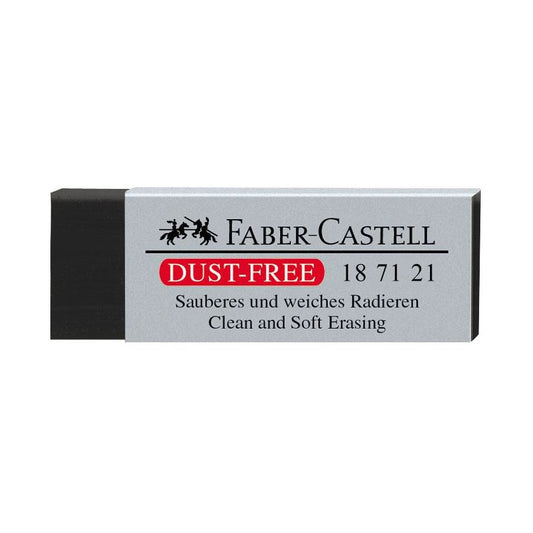 Faber Castell Dust Free Eraser - Black / White