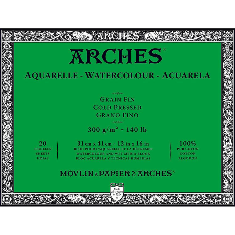 Arches Aquarelle Watercolour Block