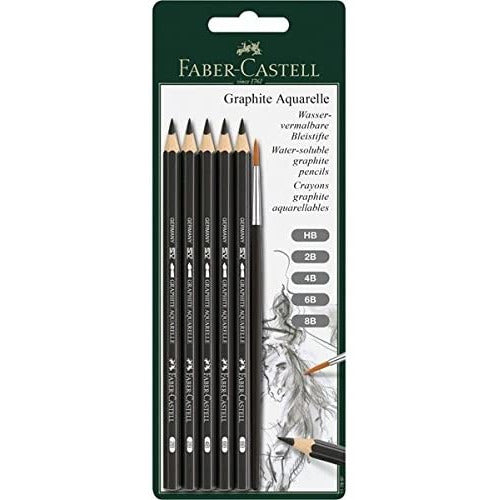Faber-Castell Graphite Aquarelle Pencil Set of 6